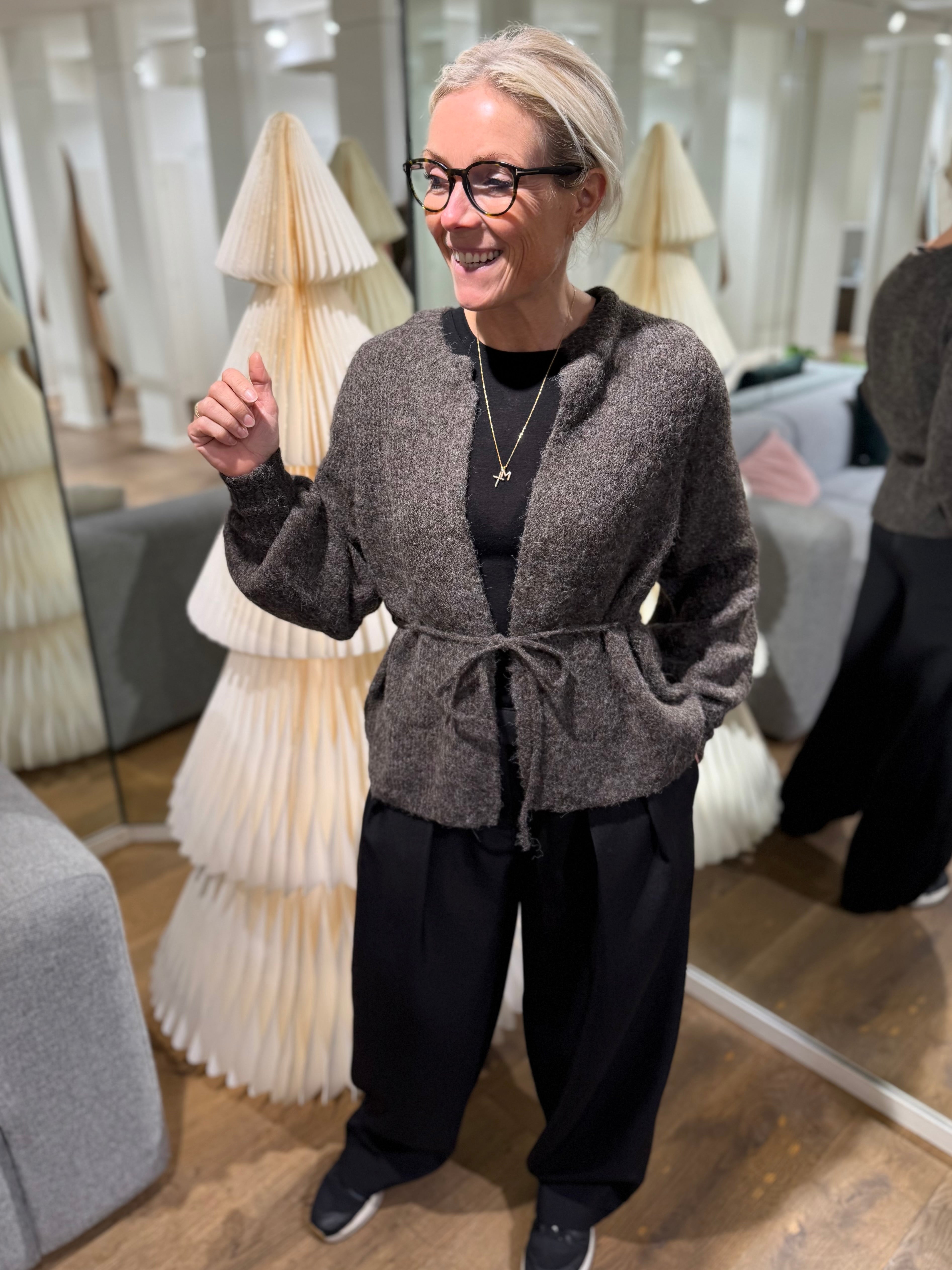 VMAGNES Knit Cardigan - Chocolate Torte